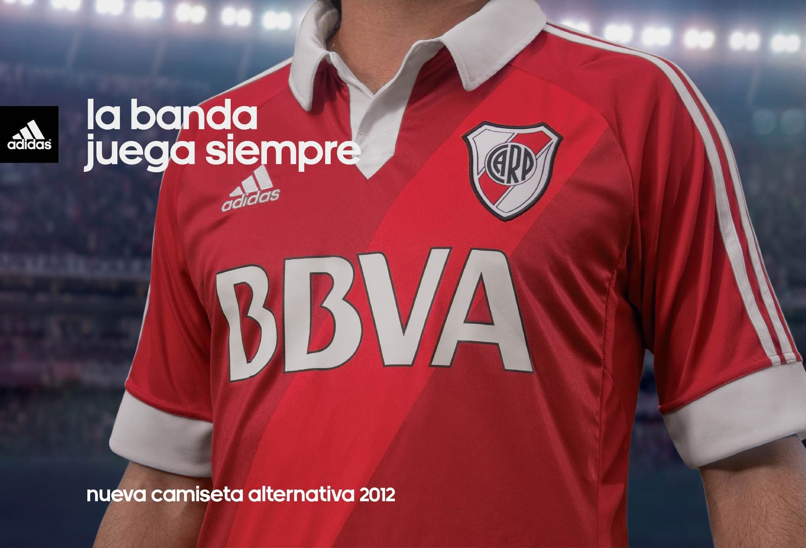 Camiseta suplente de river 2012 2025