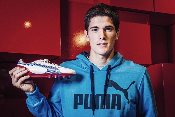 Rodrigo De Paul -mediocampista de Racing- firma contrato con Puma