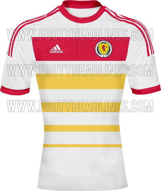 Nueva camiseta Escocia adidas alternativa 2014 Marca de Gol