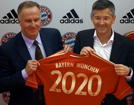 Herbert Hainer Bayern Munich adidas
