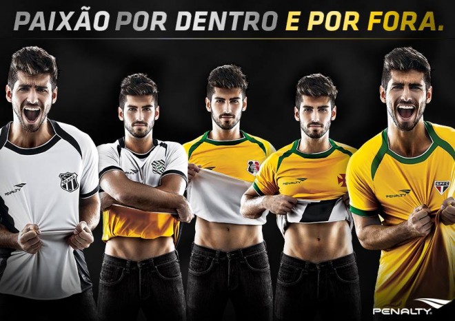 Camisetas reversibles Penalty Mundial Brasil 2014