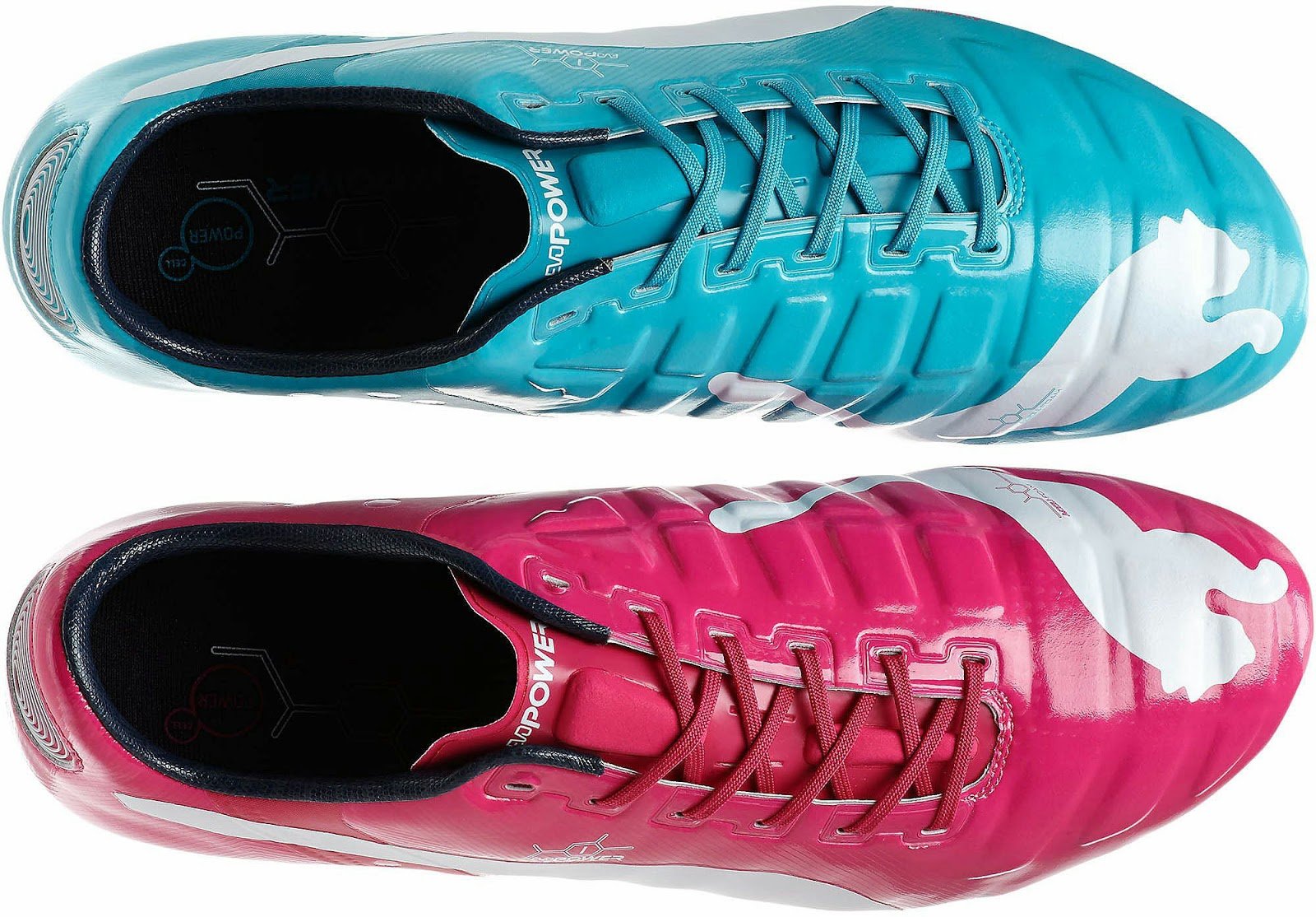 Nuevos botines PUMA evoPOWER y evoSPEED Tricks celestes y - Marca de Gol