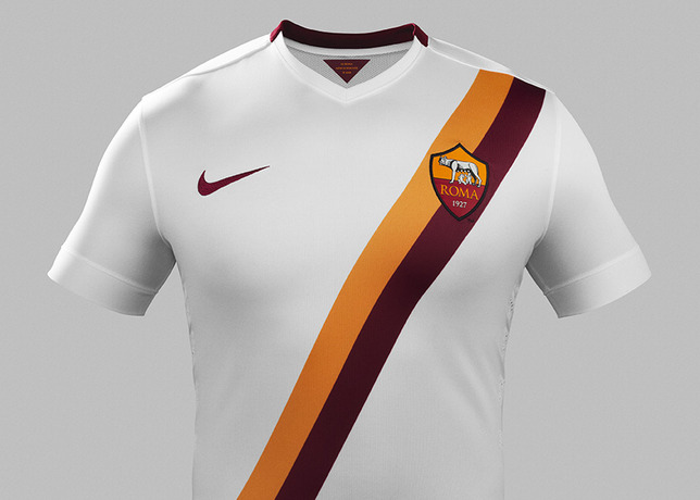 Camiseta AS Roma Nike alternativa 2014-15 01