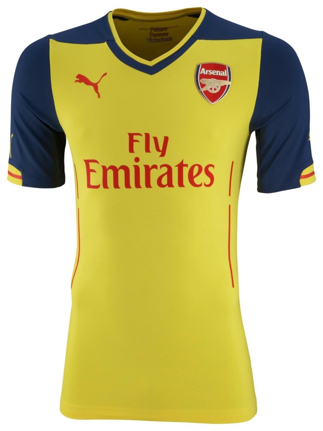Camiseta Arsenal PUMA 2014-15 alternativa