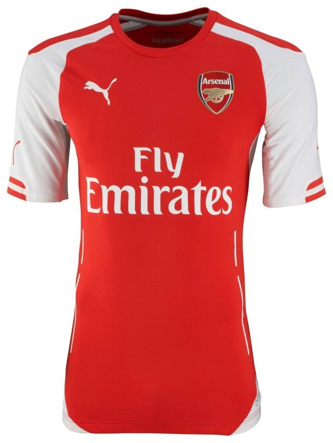 Camiseta Arsenal PUMA 2014-15 titular