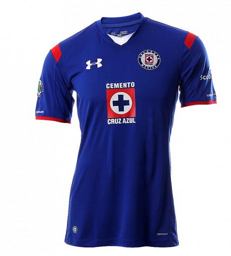 Camisetas Cruz Azul Under Armour 2014 15 Marca de Gol