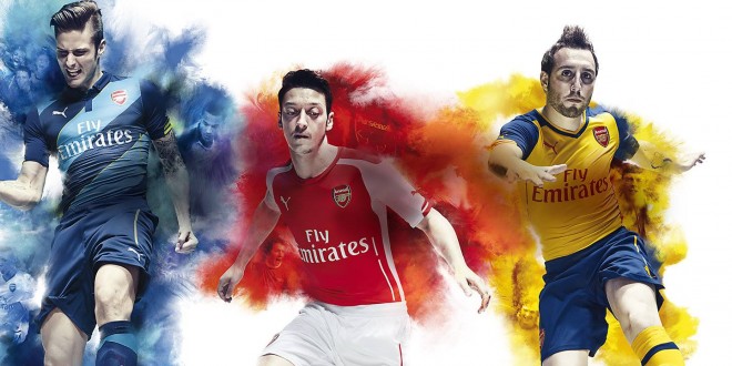 Camisetas Arsenal 2014_15