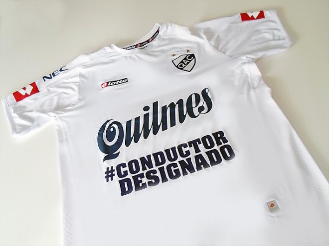 Quilmes camiseta Lotto Conductor Designado 2014