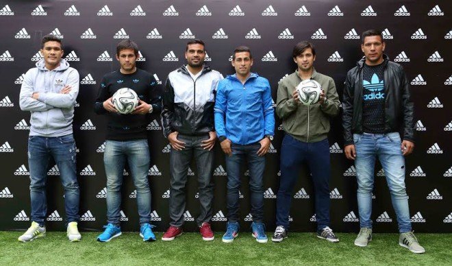 adidas argentum jugadores de Boca y River 2014