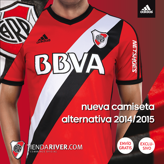 Camiseta River Plate adidas alternativa 2014-15