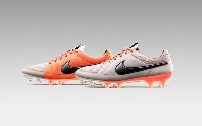 Nike Tiempo Legend V Grey-Orange