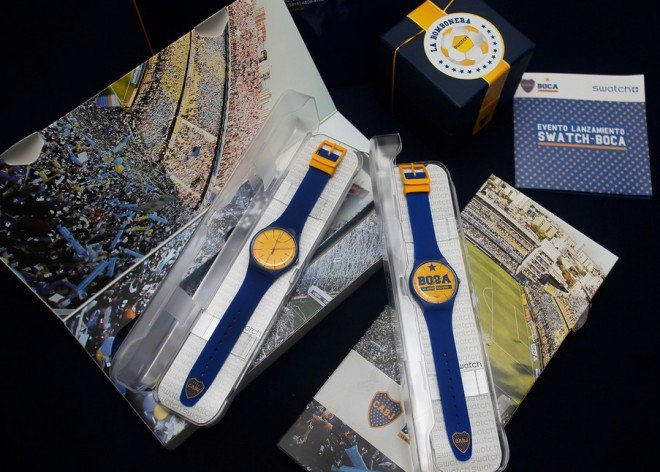 Relojes Swatch Boca Juniors 2014 01