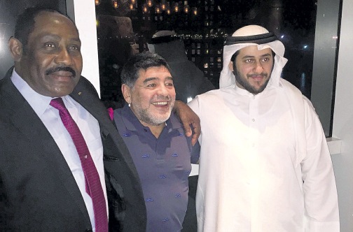 Jamairca Romai Horace Burrell Diego Maradona y Khamis Mohammed Al Rumaithy
