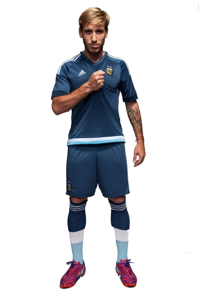 Camiseta Argentina adidas alternativa 2015 Lucas Biglia