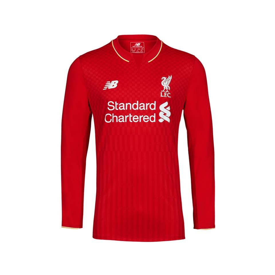 Camiseta Liverpool New Balance 2015 16 Marca de Gol