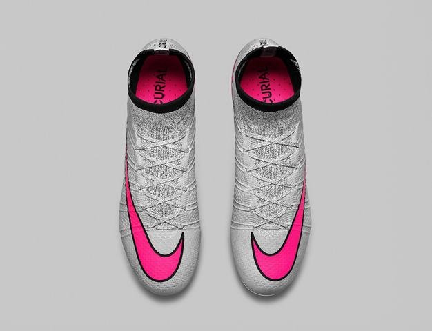 botines nike mercurial grises