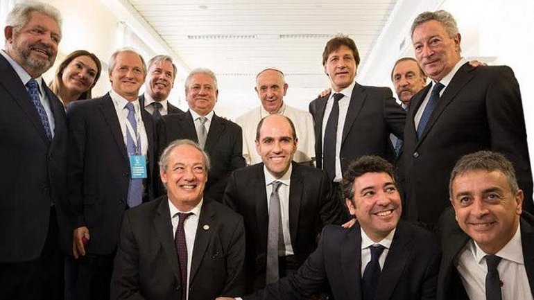 Papa Francisco AFA Conmebol TRISA Scholas Ocurrentes