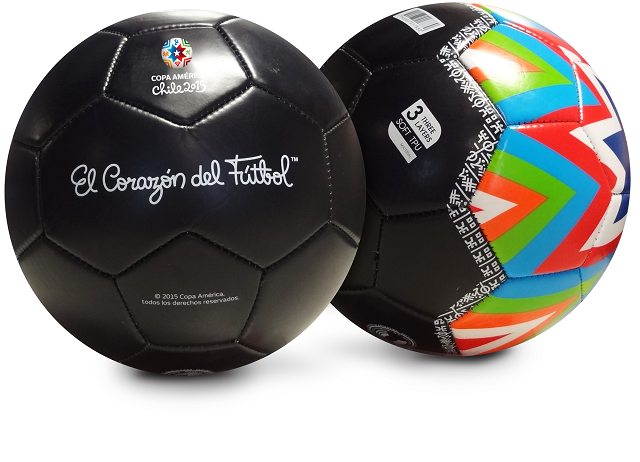 Pelota Premium negra Copa America Sports Complements