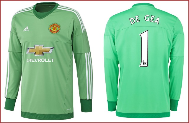 Camiseta adidas Titular Manchester United 2015 - Arquero