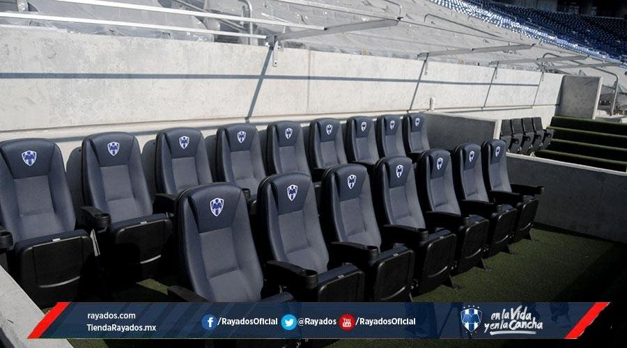 Estadio BBVA Bancomer Monterrey 2015 Banco de suplentes