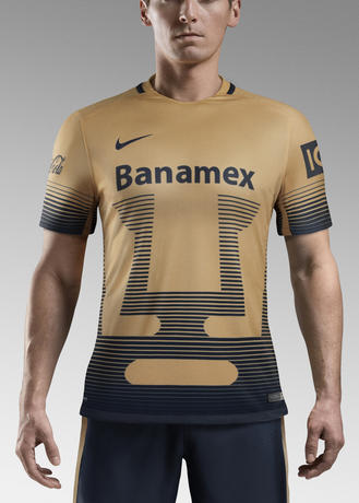 De nada Artefacto Morbosidad Camisetas Pumas UNAM Nike 2015 - Marca de Gol