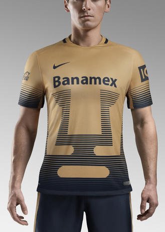 De nada Artefacto Morbosidad Camisetas Pumas UNAM Nike 2015 - Marca de Gol