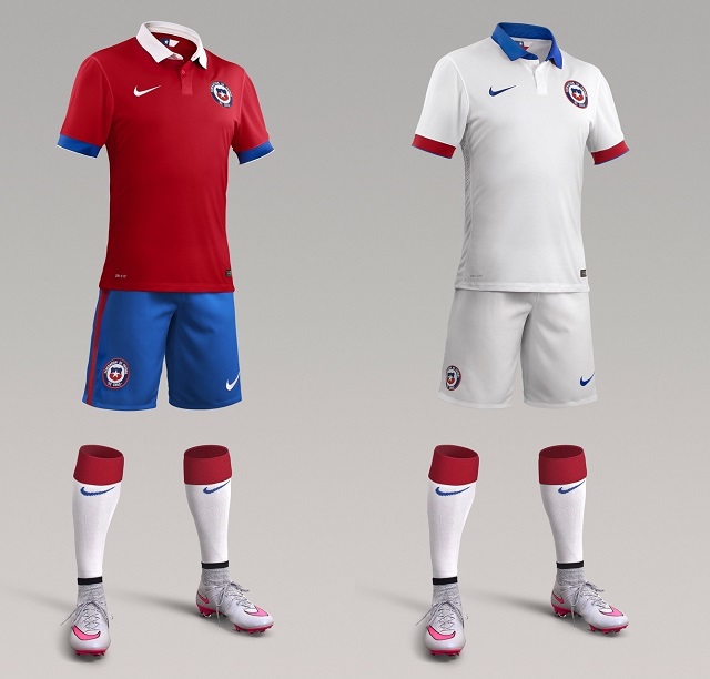 Uniformes Chile Nike 2015